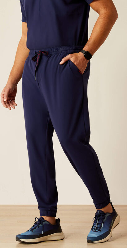 Drew Cargo Stretch Jogger Scrub Pant Front Plus